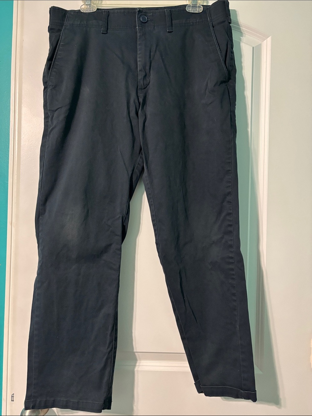 Lee Men's Straight extreme comfort 36x29 pants- Navy